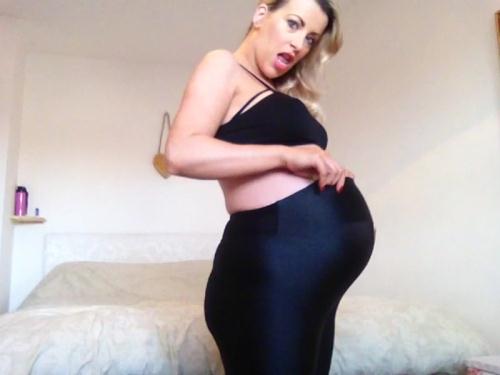 Charlie Z - Really bursting out of my yoga pants even more [SD, 480p] [Clips4sale.com] - Pregnant