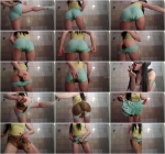 Poo into blue shorts [FullHD, 1080p] [Scat]