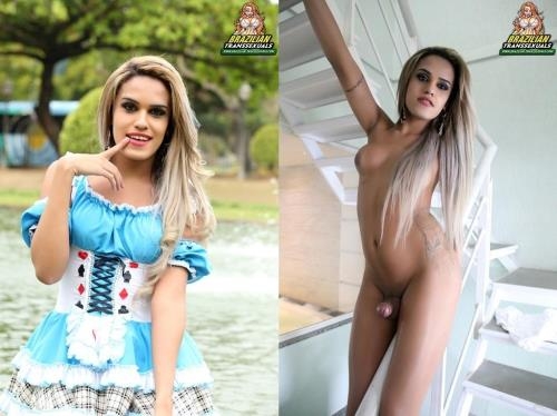 Aryanne Goulart - Naughty Blonde Aryanne Goulart! Remastered (03.07.2017/Brazilian-Transsexuals.com/HD/720p) 