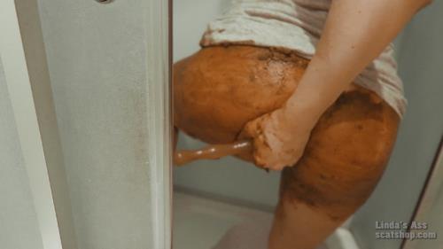 Shit and me in the shower [FullHD, 1080p] [Scat]