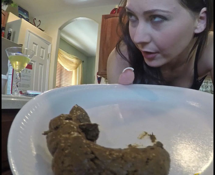 Shit Brownies - Treating My Husband To My (Poopping, Big pile)  [FullHD 1080p]
