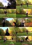 Chloe, Lizzy - Pony slave Ridden Around the Grounds while slave girl Does Yard Work [FullHD, 1080p]