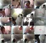 Voyeurism in school, schoolmistress shitting in restroom. (Scatting, Spy camera) [SD] Toilet scat