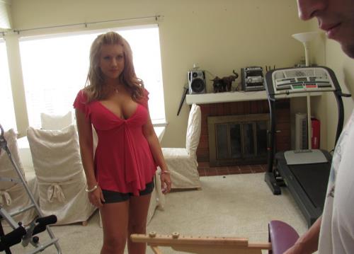 Heather Summers - Busty Blonde Tit Massage!