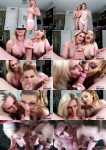 Kellie Shaw, Khloe Kayden - Gorgeous TS Babes Share A Big Dick [HD, 720p] [TsPov.com] 