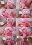 RosieSkye, RosieSky, RosieSkywalker - Cute 18 Years Girl with Pink Hair makes Perfect Blowjob and gets Huge Facial [FullHD, 1080p]