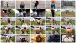 Pooping Outside (janet) Solo, Defecation [FullHD 1080p] Outdoor Scat