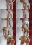 MissAnja - Enema and Huge Poo in Silk Bikini Smearing (ScatShop)