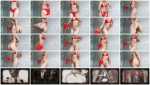 nastygirl - striptease pooping smearing in red bikini [FullHD 1080p]