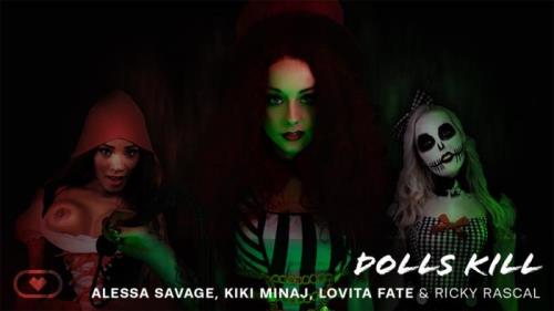 Alessa Savage, Kiki Minaj, Lovita Fate, Ricky Rascal - Dolls Kill (01.11.2019/VirtualRealPorn.com/3D/VR/FullHD/1080p) 