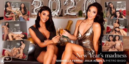 Gabrielly Ferraz, Julia Alves - New Year's madness (18.01.2020/VirtualRealTrans.com/3D/VR/UltraHD 4K/2160p) 