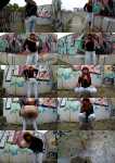 Janet - Pooping in Public Place with Graffiti (29.01.2021/ScatShop.com/Scat/UltraHD 4K/2160p) 