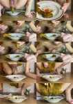 p00girl - I pooped onto a plate and eat-I chew with a fork and smearing [FullHD, 1080p]