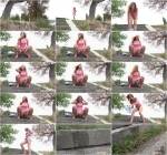 Teen Girl Piss - Windy Steps (FullHD 1080p)