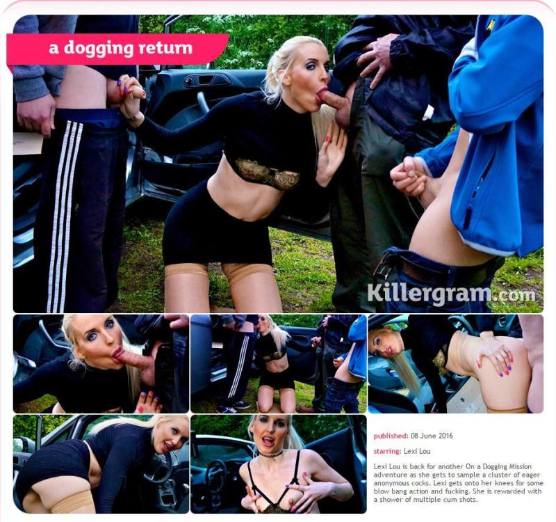 Lexi Lou - A Dogging Return (Group Sex with Blonde Milf / 08.05.2016) [KillerGram / SD]