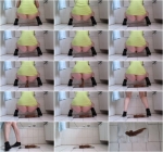 Poop in bathroom alone on the floor (FullHD 1080p)
