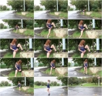 Girl in Tattoos and pissing outdoor / 02-12-2016 [FullHD/1080p/MP4/141 MB] by XnotX