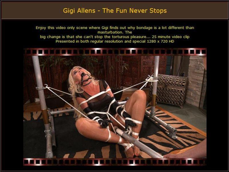BondageCafe.com: Gigi Allens - The Fun Never Stops - E0919 [] ()