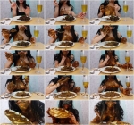 Brunette Anna - Private Dinner Part 2 - Eat Shit (FullHD 1080p)