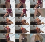 Blonde Dress Fishnets Bomb Poop (FullHD 1080p)