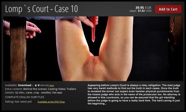 Lomp's Court - Case 10 / 03-03-2017 (ElitePain) [FullHD/1080p/MP4/1.69 GB] by XnotX