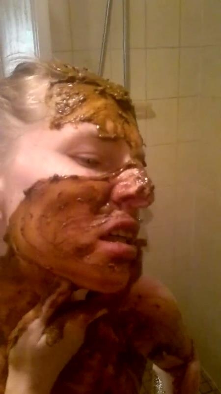Shit on head or total scat mess [Scat / FullHD]