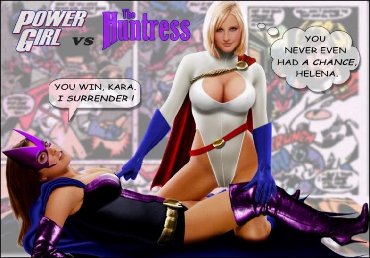 Power Girl vs The Huntress Epic Superhero babes comic - Chapter 1 by Tsavo [10  pages]