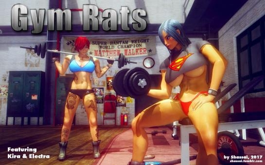 3d porn comics: Shassai - Gym Rats (8 Pages/5.40 MB) 13.05.2017