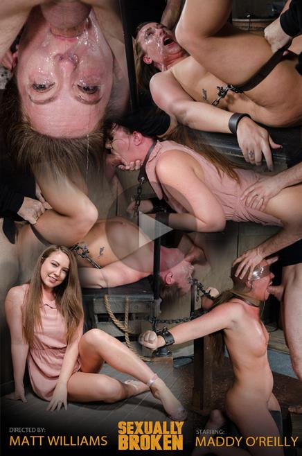 SexuallyBroken.com: Maddy O'Reilly - Maddy O'Reilly is sexually brutalized by cock and bondage. Deepthroated and fucked while helpless [HD] (1.89 GB)
