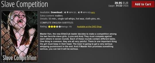 ElitePain: Slave Competition (HD/720p/1.59 GB) 11.08.2017