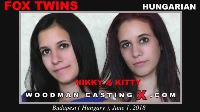 Fox Twins - Casting X 190 * Updated * / Nikky Fox, Kitty Fox / 23-01-2019 [SD/540p/MP4/1.68 GB] by XnotX