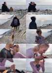 Blonde Public Blowjob Dick And Cum In Mouth By The Sea - Outdoor [FullHD, 1080p]
