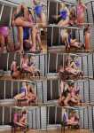 BratPrincess.us - Amber, Ava And Lexi - Triple Team Smother By Shiny Brats [2160p] (Femdom)