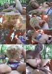 Francsina (61), Gabor (34) - Francsina is a hairy horny granny that loves to fuck and suck strange men in the woods [SD, 540p]